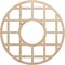Ekena Millwork O'Neal Wood Fretwork Pierced Ceiling Medallion, Alder, 18"OD x 6 1/2"ID x 3/8"T CMWP18X18X0375ONAL - alternate 1